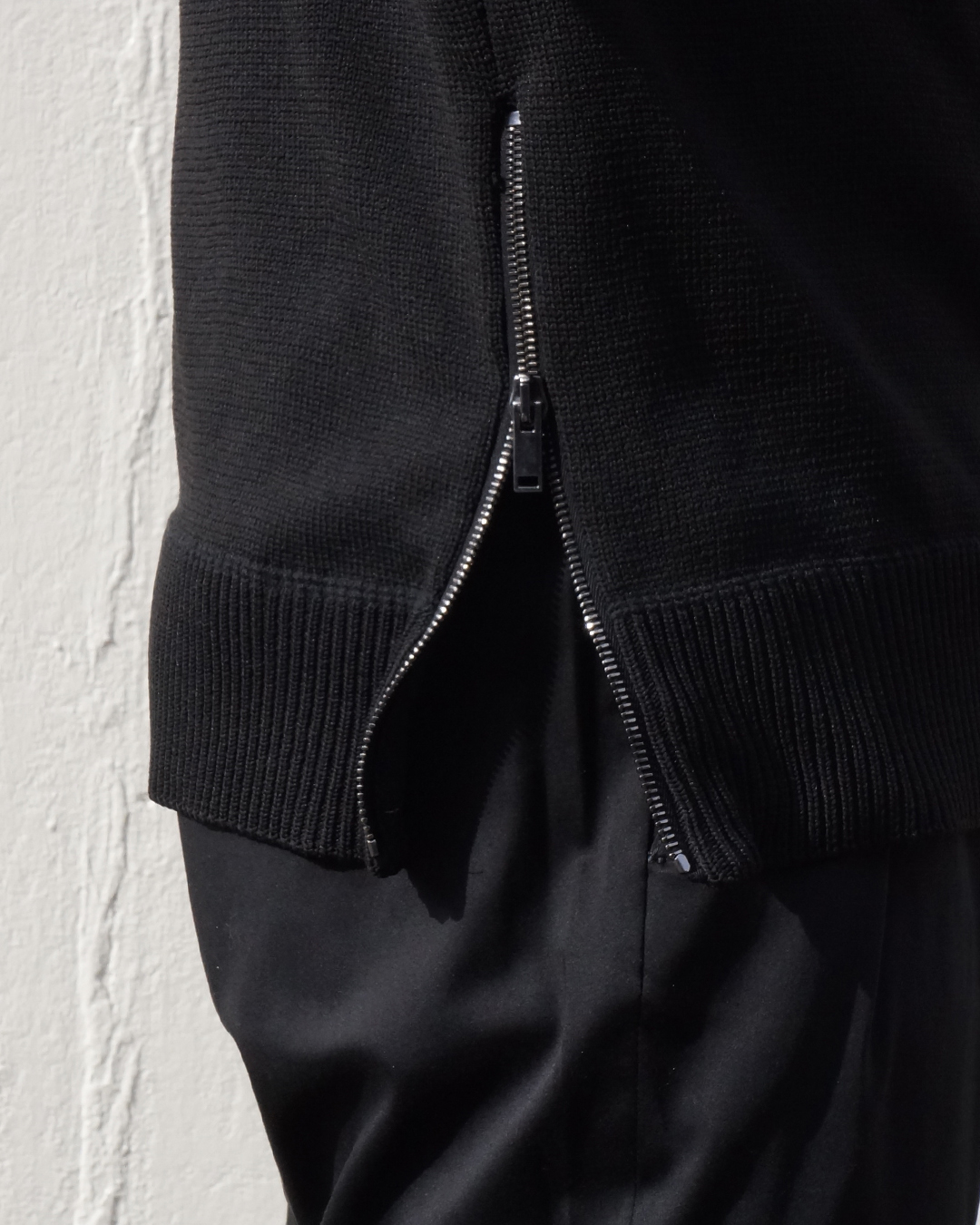 ZIP KNIT BLK sty 1080 18