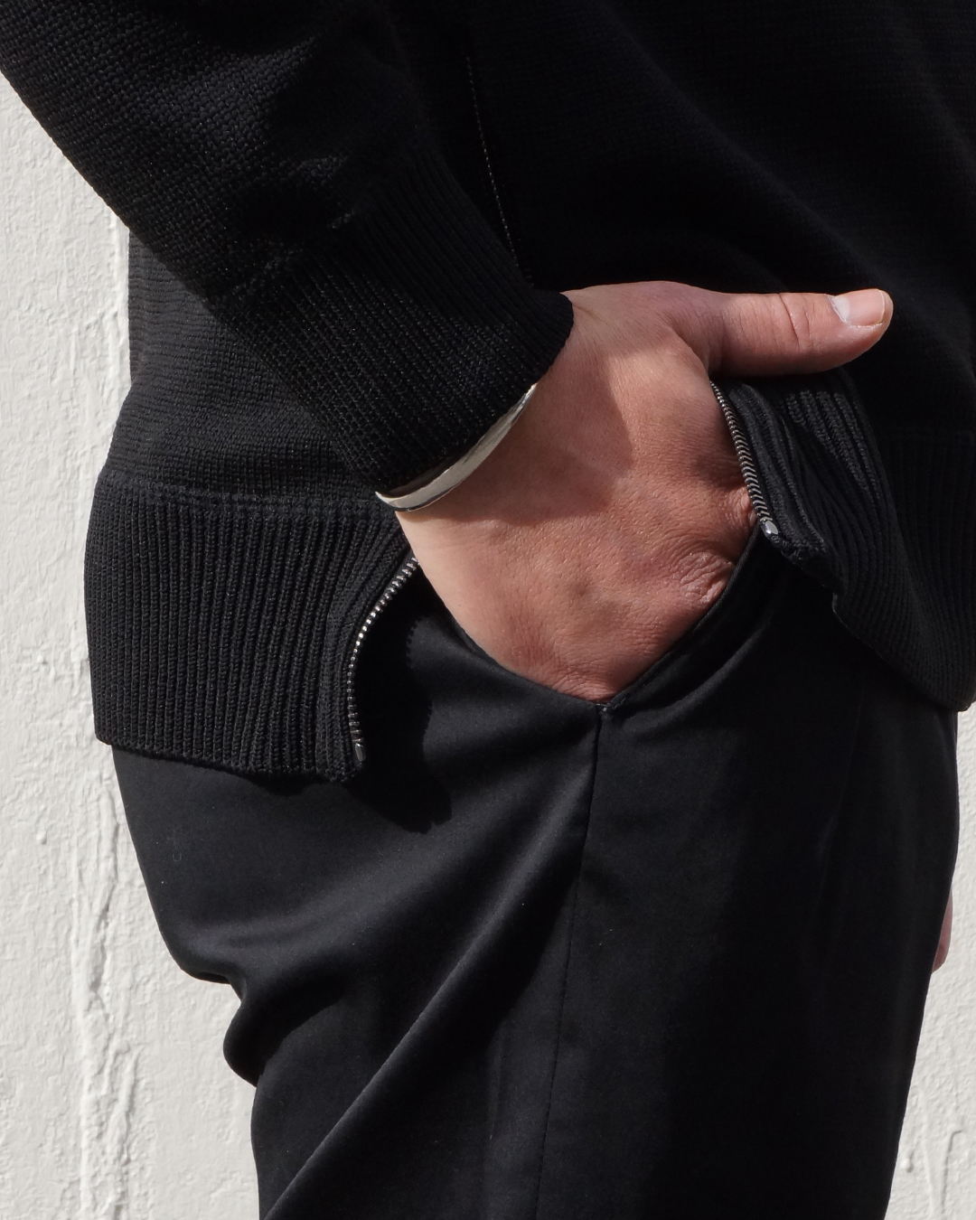 ZIP KNIT BLK sty 1080 19