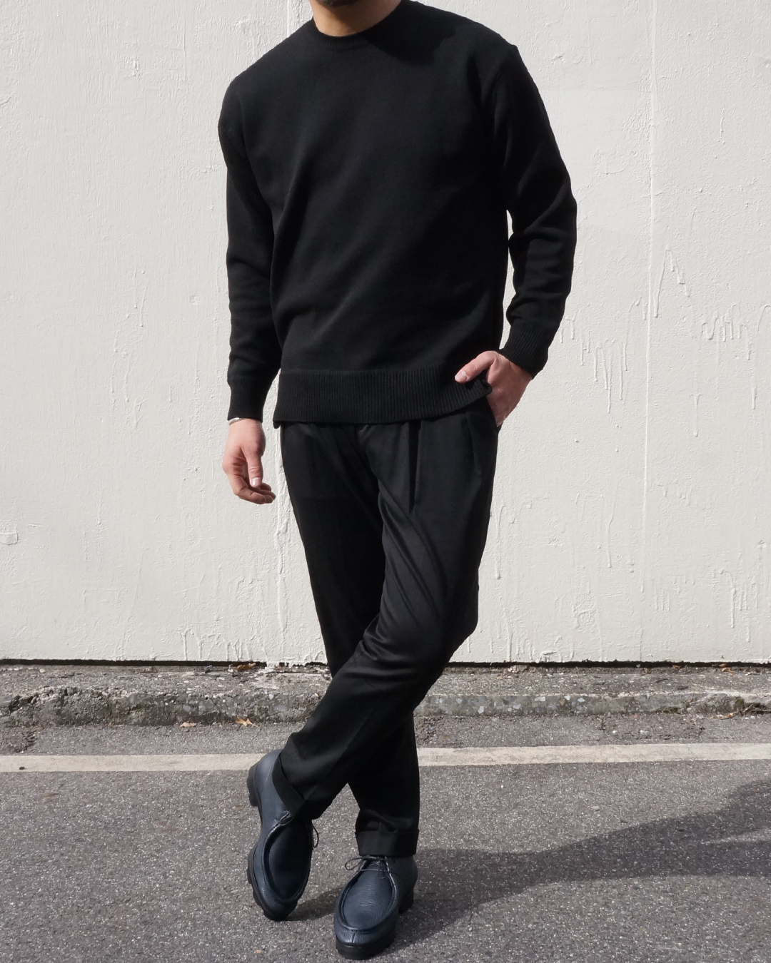 ZIP KNIT BLK sty 1080 3