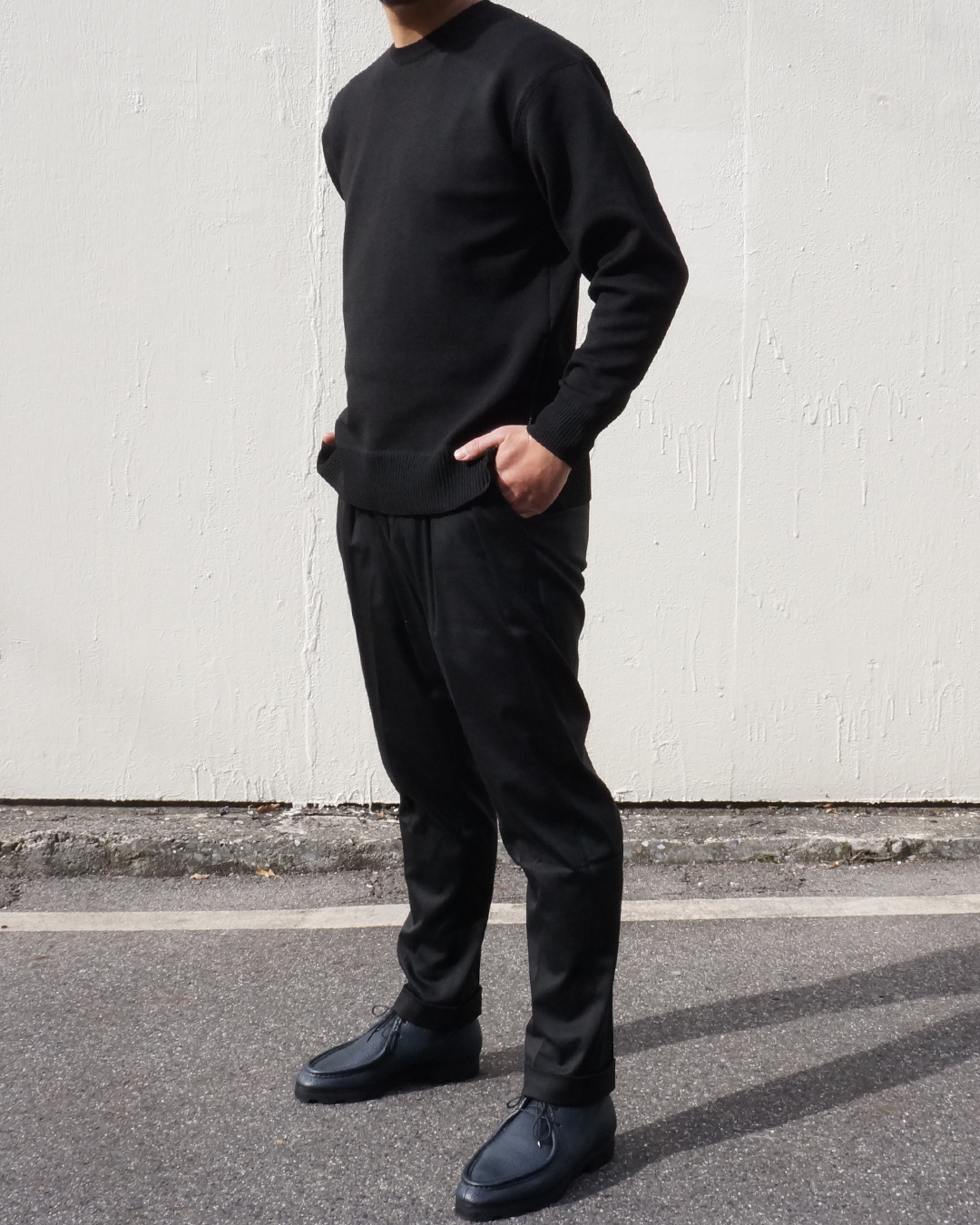 ZIP KNIT BLK sty 1080 4