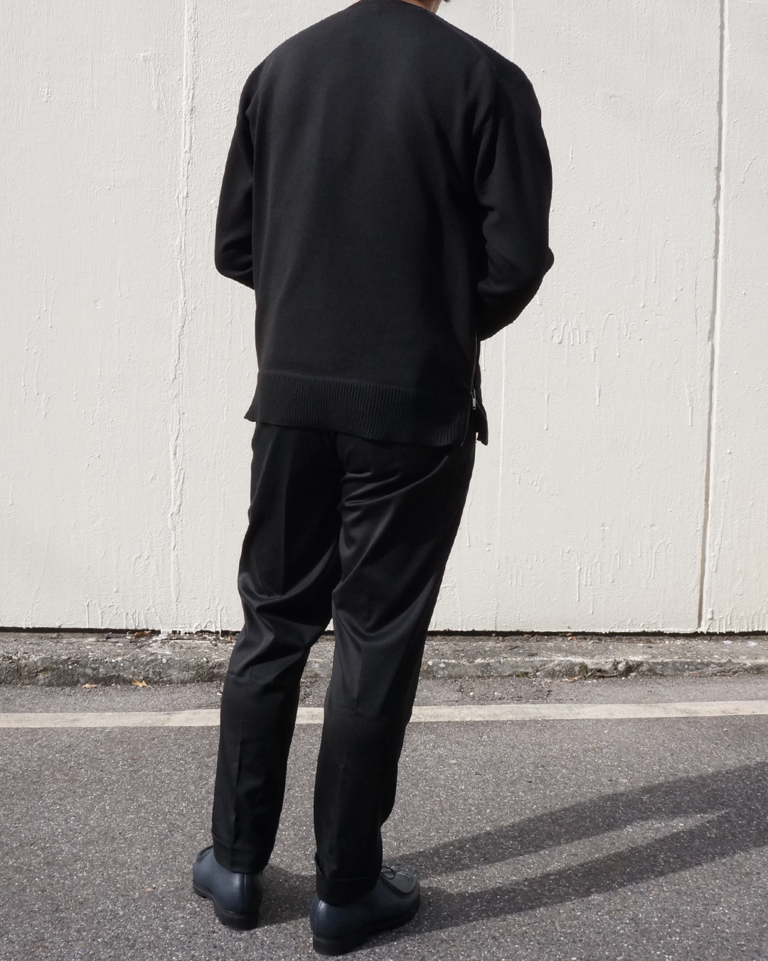 ZIP KNIT BLK sty 1080 5