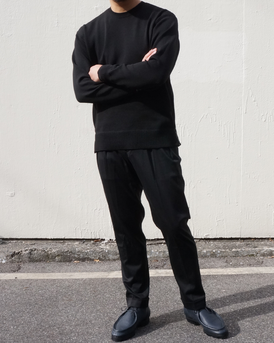 ZIP KNIT BLK sty 1080 6