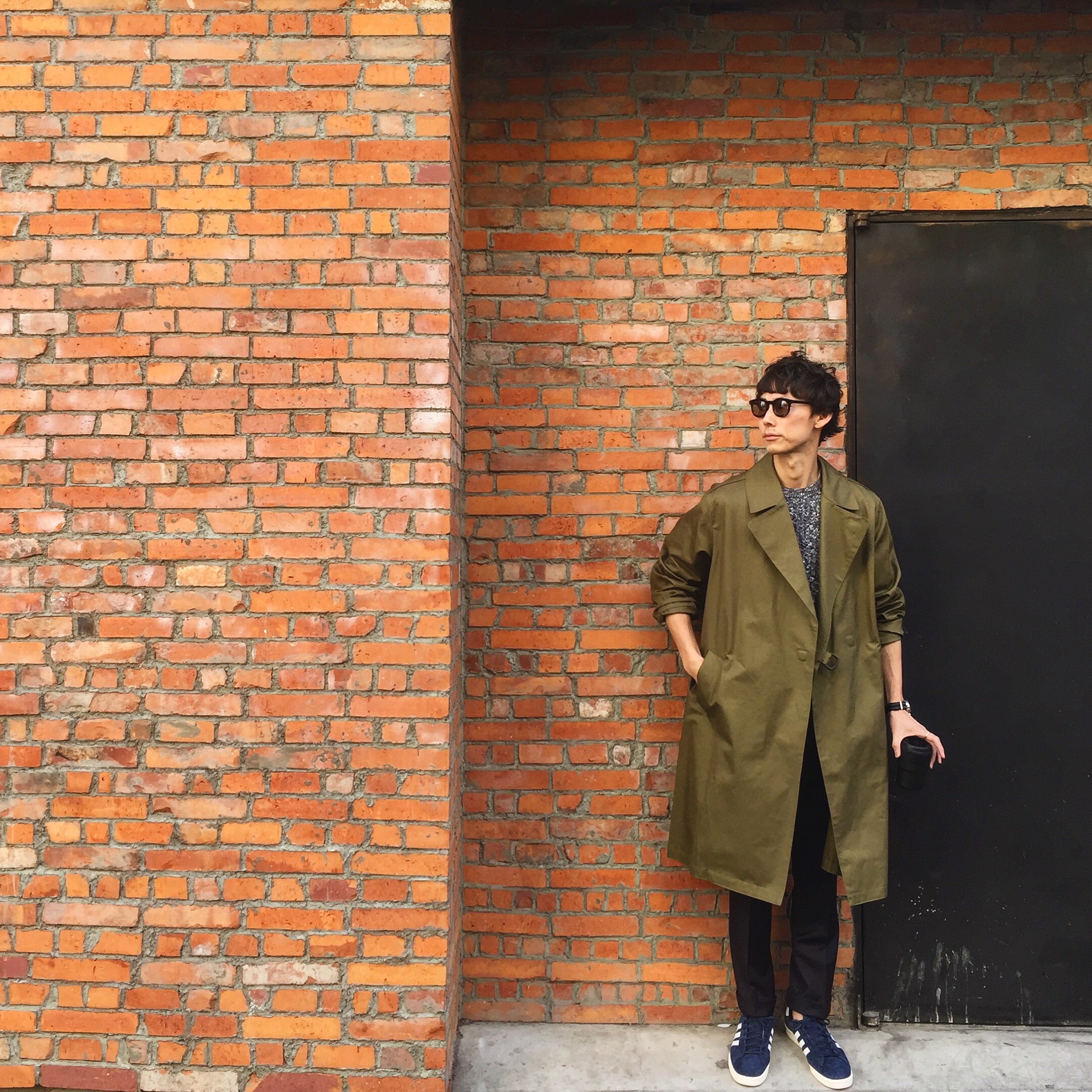 MAG BOTTON TRENCH (ARMY COTTON TWILL) ” #todaysoutfit | junhashimoto