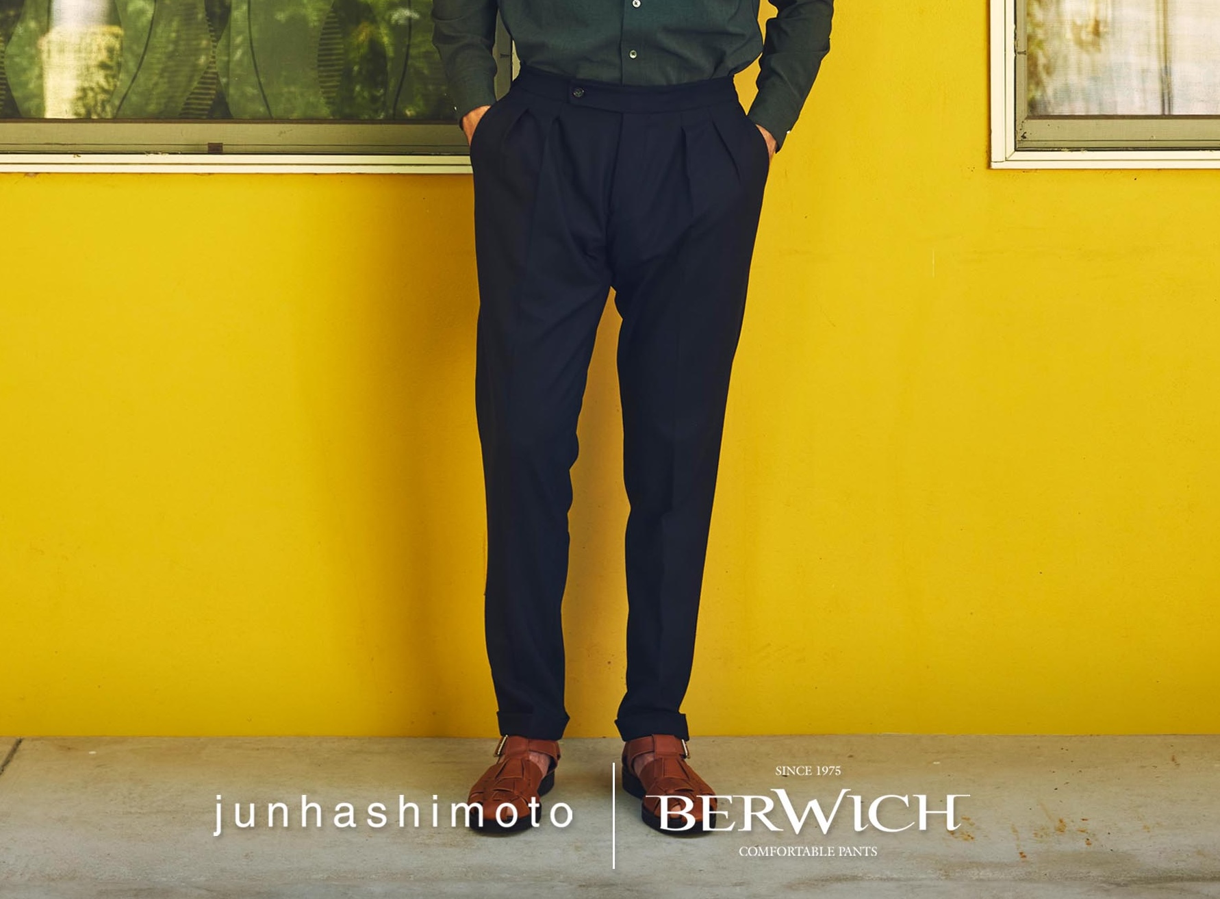 BERWICH×junhashimotoコラボレーションパンツ発売！ | junhashimoto