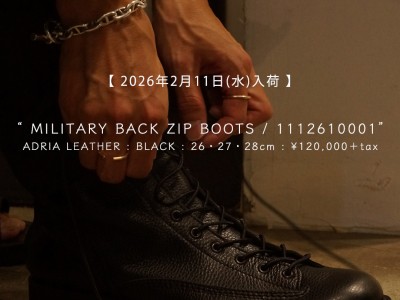 0211 入荷予告 BOOTS